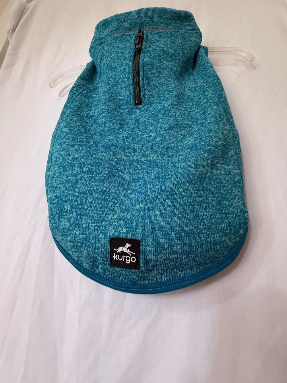 Outdoor Dog Hiking Fleece Vest Kurgo Teal Blue